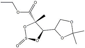 (4S,5R)-ethyl 5-((R)-2,2-diMethyl-1,3-dioxolan-4-yl)-4-Methyl-1,3,2-dioxathiolane-4-carboxylate 2-oxide