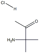 3-aMino-3-Methylbutan-2-one hydrochloride Struktur