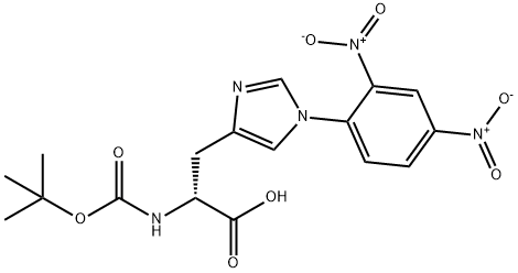 BOC-D-HIS(DNP)-OH Struktur