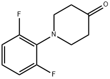 1-(2,6-difluorophenyl)piperidin-4-one Struktur