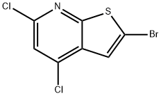 2-BroMo-4,6-dichlorothieno[2,3-b]pyridine Struktur