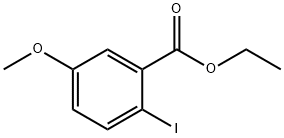 Ethyl 2-iodo-5-Methoxybenzoate Struktur