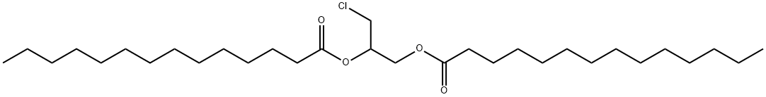 (S)-3-Chloropropane-1,2-diyl Ditetradecanoate Struktur