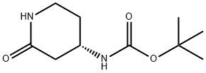 tert-butyl (2-oxopiperidin-4-yl)carbaMate Struktur