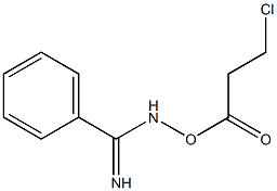 N-((3-Chloropropanoyl)oxy)benziMidaMide Struktur