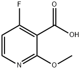 4-FLUORO-2-METHOXYNICOTINIC ACID Struktur