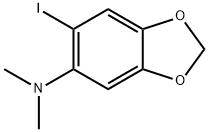 6-iodo-N,N-diMethylbenzo[d][1,3]dioxol-5-aMine Struktur