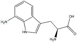 7-aMino-L-tryptophan Struktur