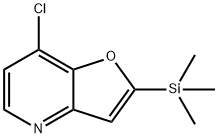 7-Chloro-2-(triMethylsilyl)furo[3,2-b]pyridine Struktur