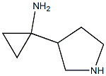 1-(Pyrrolidin-3-yl)cyclopropanaMine Struktur