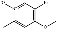 5-broMo-4-Methoxy-2-Methylpyridine 1-oxide Struktur