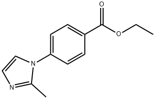 Benzoic acid, 4-(2-Methyl-1H-iMidazol-1-yl)-, ethyl ester Structure