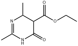 5-PyriMidinecarboxylic acid, 1,4,5,6-tetrahydro-2,4-diMethyl-6-oxo-, ethyl ester Struktur