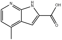 4-Methyl-7-azaindole-2-carboxylic acid Struktur