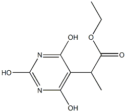 ethyl 2-(2,4,6-trihydroxypyriMidin-5-yl)propanoate Struktur