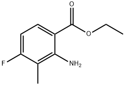 Ethyl 2-amino-4-fluoro-3-methylbenzoate Struktur