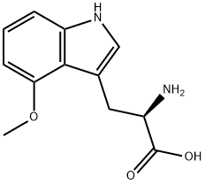 4-Methoxy-D-tryptophan Struktur