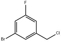 3-Bromo-5-fluorobenzyl chloride Struktur