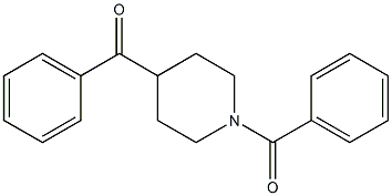 Piperidine-1,4-diylbis(phenylMethanone) Struktur