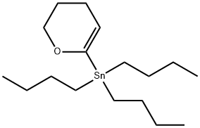 Tributyl(5,6-dihydro-4H-pyran-2-yl)stannane Struktur