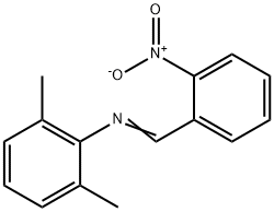 N-(2-Nitrobenzylidene)-2,6-xylidine Struktur