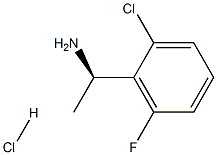 (R)-1-(2-Chloro-6-fluorophenyl)ethanaMine hydrochloride Struktur