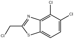 2-Chloromethyl-4,5-dichlorobenzothiazole Struktur