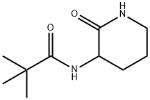 N-(2-oxopiperidin-3-yl)pivalaMide Struktur