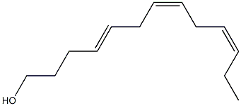 trans-4,cis-7,cis-10-tridecatrien-1-ol Struktur