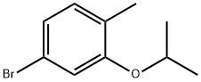 4-BROMO-2-ISOPROPOXYTOLUENE Struktur