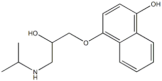 4-Hydroxy propranolol Struktur