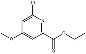 Ethyl 6-chloro-4-Methoxypicolinate Struktur