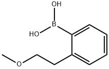 2-(2-Methoxyethyl)phenylboronic acid Struktur