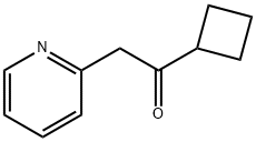 1-Cyclobutyl-2-(pyridin-2-yl)ethanone Struktur