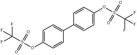 4 4'-BIPHENOL BIS(TRIFLUOROMETHANE- Struktur