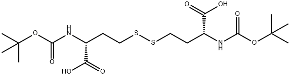 13-Oxa-6,7-dithia-2,11-diazapentadecanoic acid, 3,10-dicarboxy-14,14-diMethyl-12-oxo-, 1-(1,1-diMethylethyl) ester, [R-(R*,R*)]- (9CI) Struktur