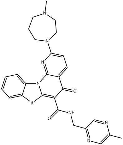 CX-5461, 1138549-36-6, 結(jié)構(gòu)式