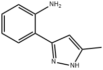 2-(5-Methyl-1H-pyrazol-3-yl)-phenylaMine Struktur