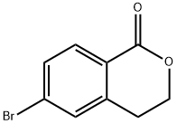 6-broMo-3,4-dihydroisochroMen-1-one Struktur