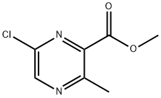 Methyl 6-chloro-3-Methylpyrazine-2-carboxylate Struktur