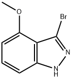 3-BroMo-4-Methoxy 1H-indazole Struktur