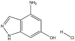 4-AMino-6-hydroxy (1H)indazole hydrochloride Struktur