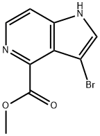 3-BroMo-5-azaindole-4-carboxylic acid Methyl ester Struktur