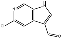 5-Chloro-6-azaindole-3-carboxaldehyde Struktur