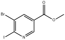 Methyl 5-broMo-6-iodonicotinate Struktur