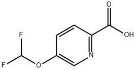 5-(DifluoroMethoxy)picolinic acid Struktur