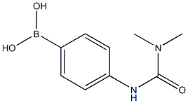 4-(3,3-diMethylureido)phenylboronic acid Struktur