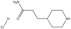 4-PiperidinepropanaMide,hydrochloride Struktur