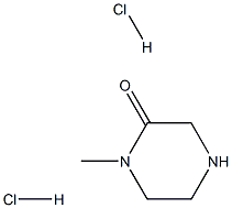 1-Methylpiperazin-2-one dihydrochloride Struktur