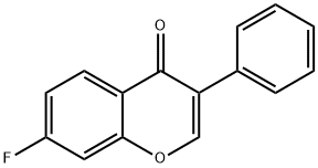 7-fluoro-3-phenyl-4H-chroMen-4-one Struktur